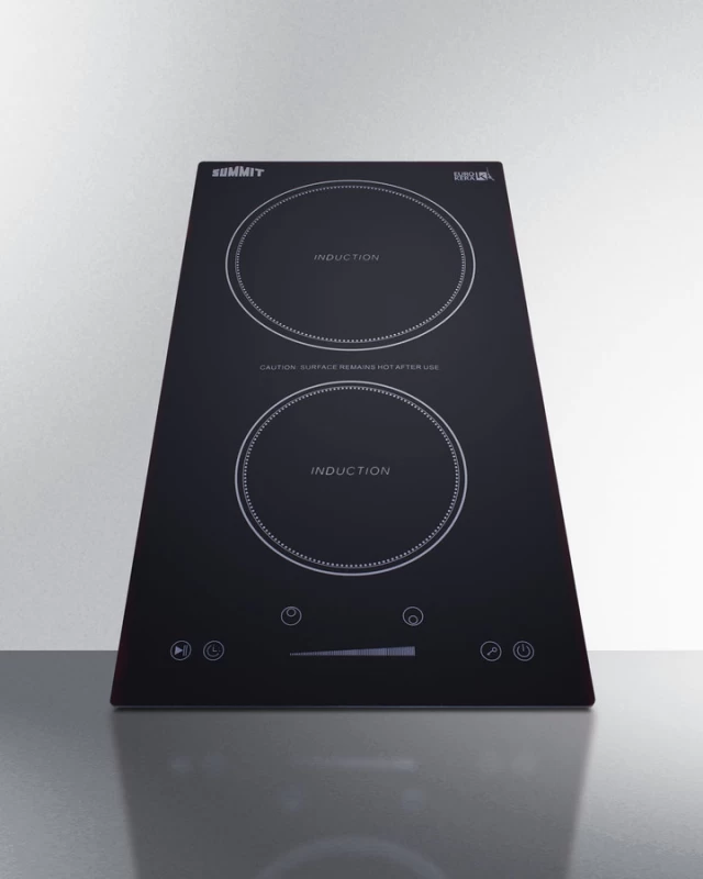 12" Wide 115V 2-Zone Induction Cooktop, Cord Included SINC2B115