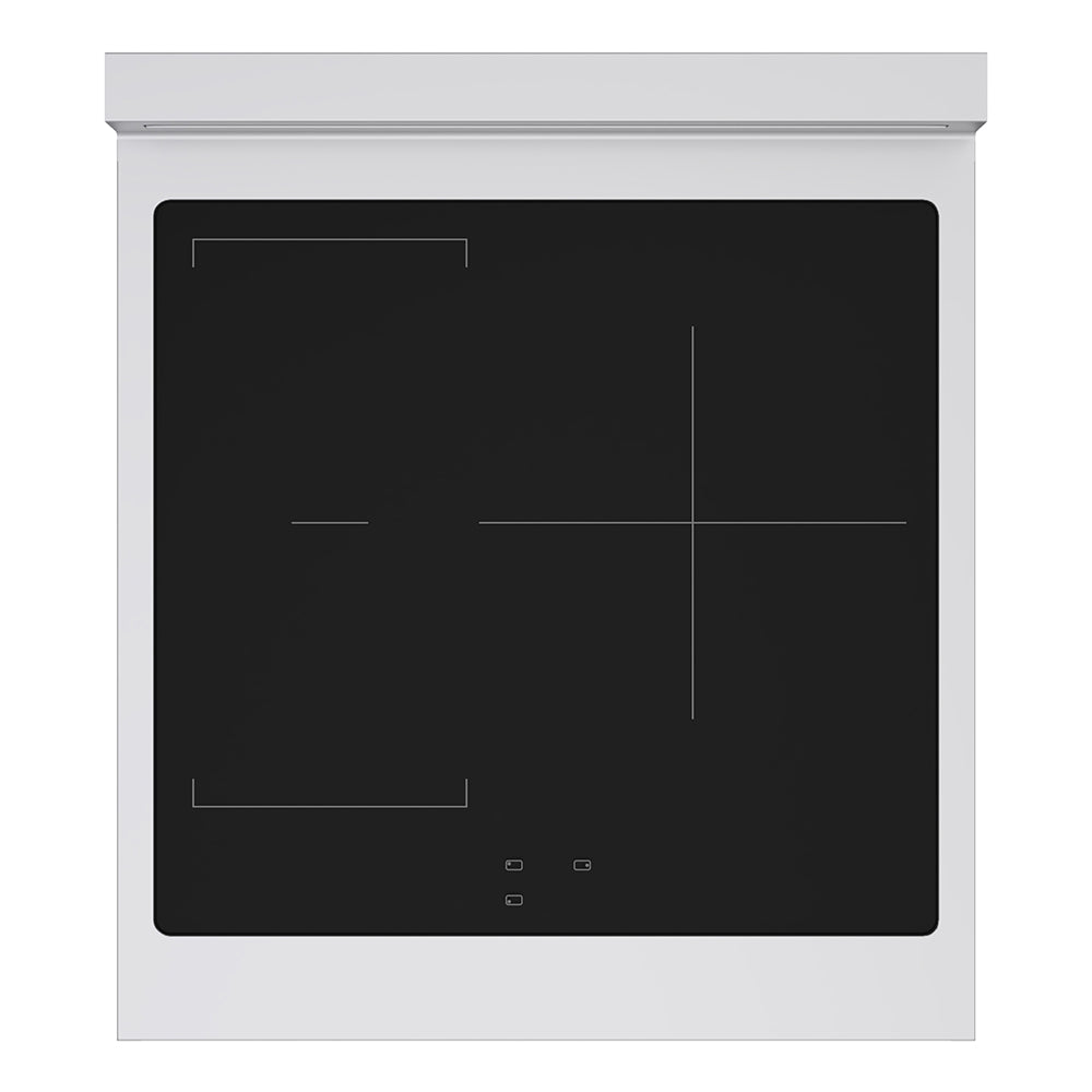 24 in. 3.2 cu. ft. Paramount Induction Range with 3 Element Cooktop and Electric Convection Oven SINR24