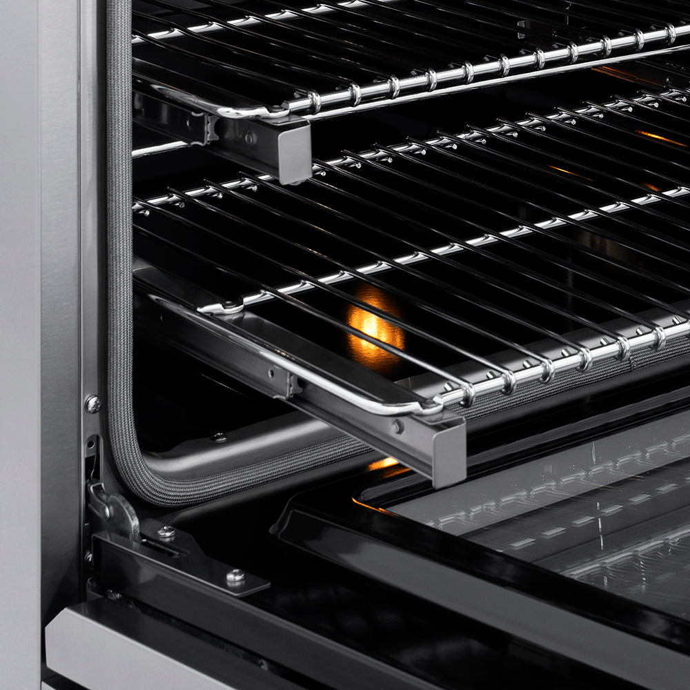 Autograph Edition 36 in. 5.2 cu. ft. Paramount Induction Range with 5 Element Cooktop and Electric Convection Oven SINRZ36CB