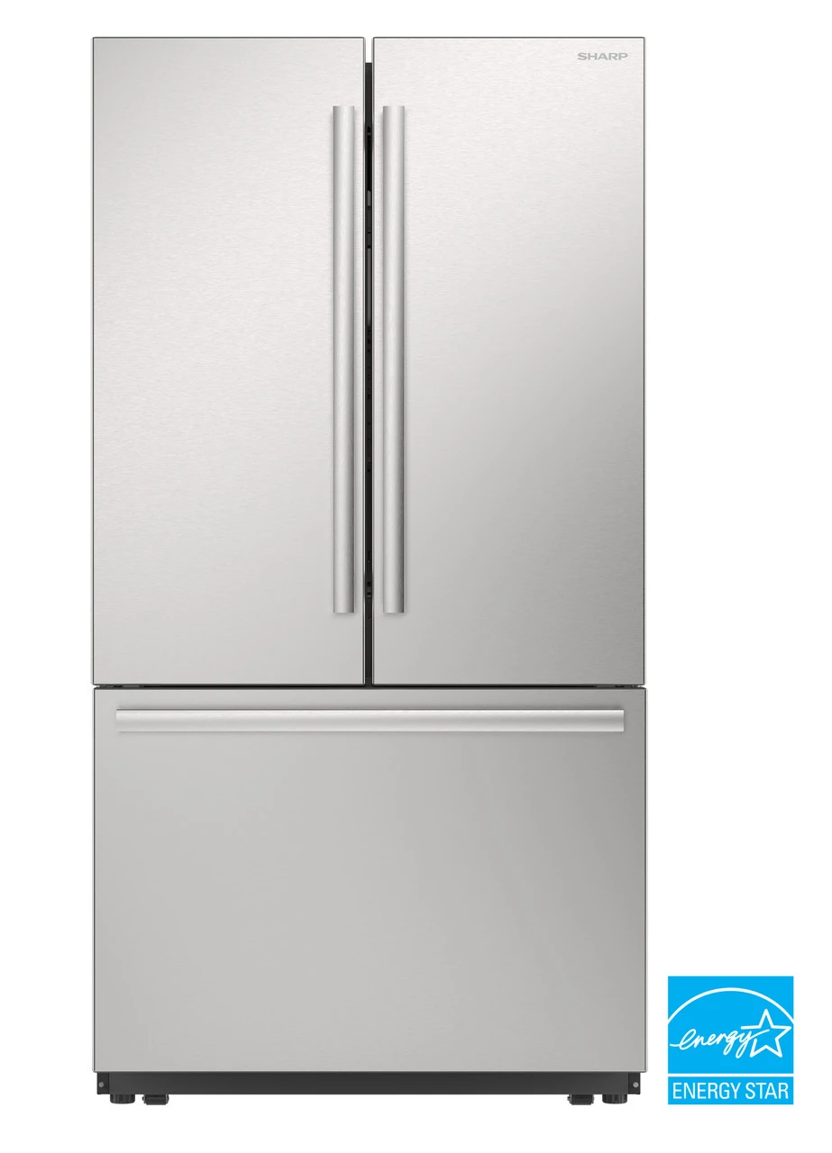 26.5 Cu.ft. Counter Depth 36 In. French 3-door Refrigerator With Internal Water Dispenser In Stainless Steel SJF2752MS