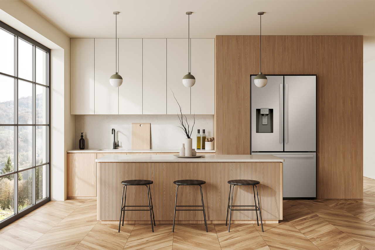 French 3-door Refrigerator With Water Dispenser SJF2955KS