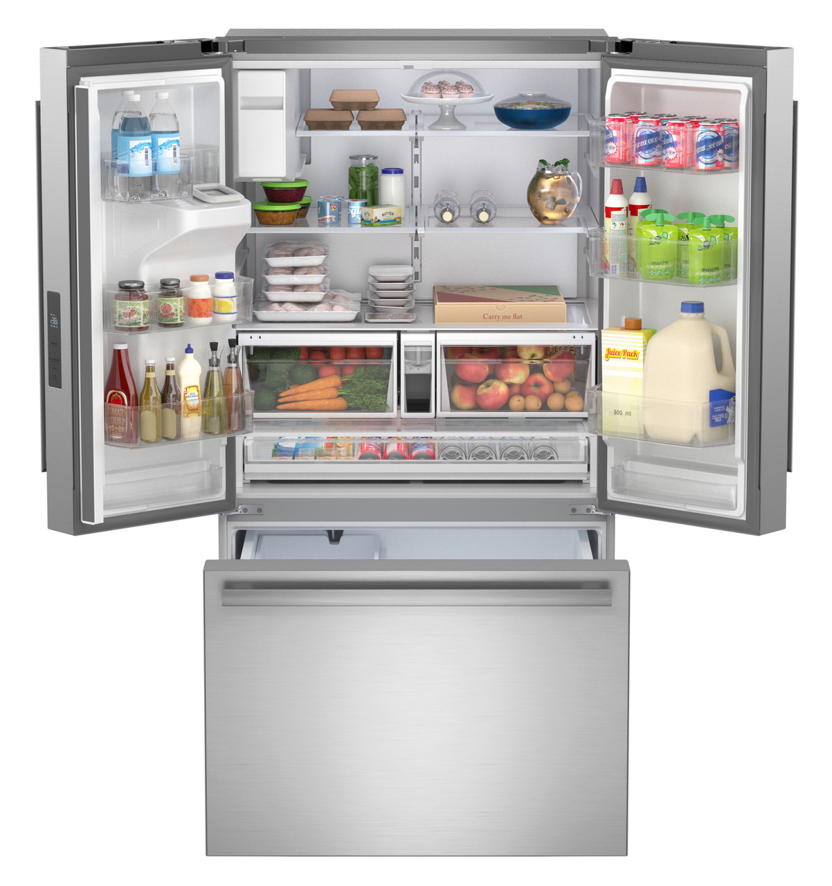 French 3-door Refrigerator With Water Dispenser SJF2955KS
