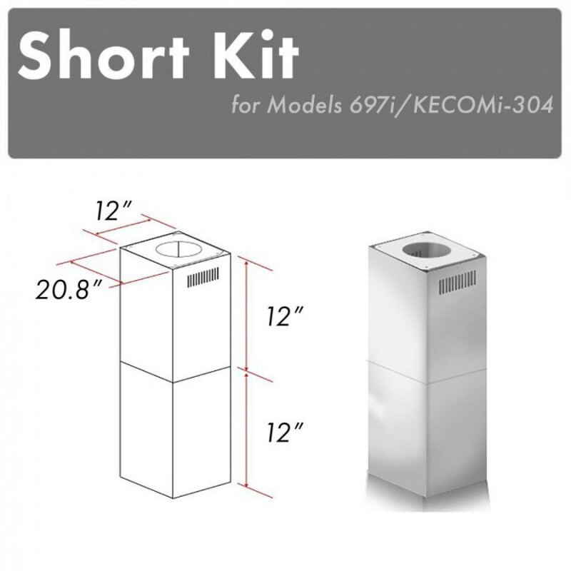2-12 in. Short Chimney Pieces SK697IKECOMI304