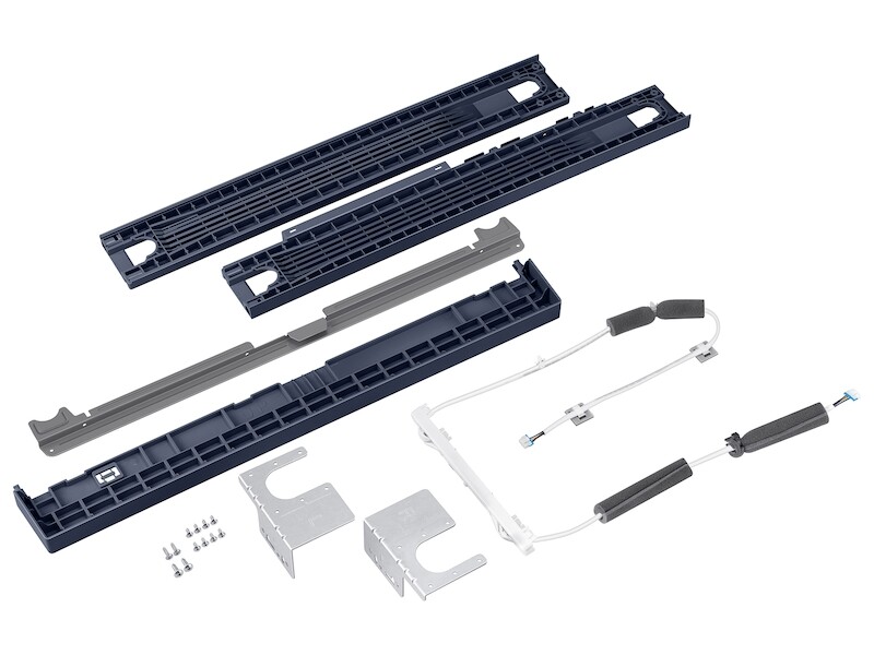 Bespoke Heat Pump Stacking and MultiControl Combo Kit in Brushed Navy SKK9ALD