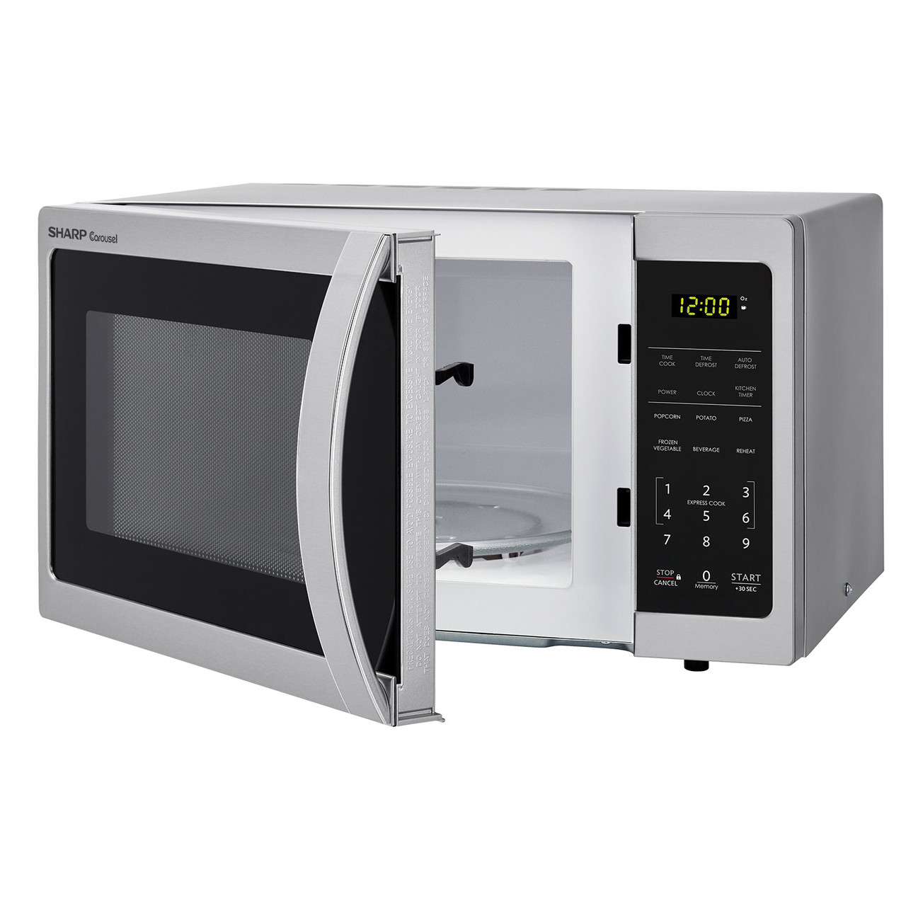 0.7 cu. ft. 700W Carousel Countertop Microwave Oven SMC0711BS