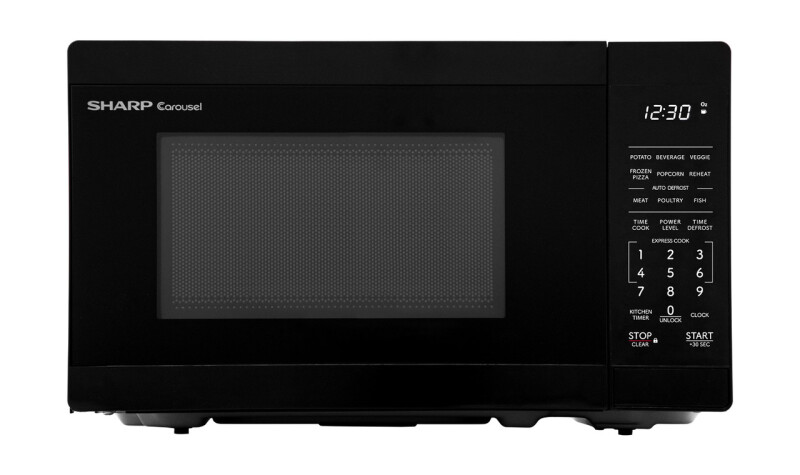 0.7 Cu. Ft. 700w Black Countertop Microwave Oven SMC0760KB
