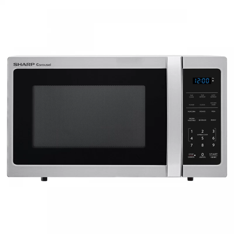 Sharp 0.9 cu. ft. 900w Carousel Countertop Microwave Oven Stainless Steel SMC0912BS Picture 1
