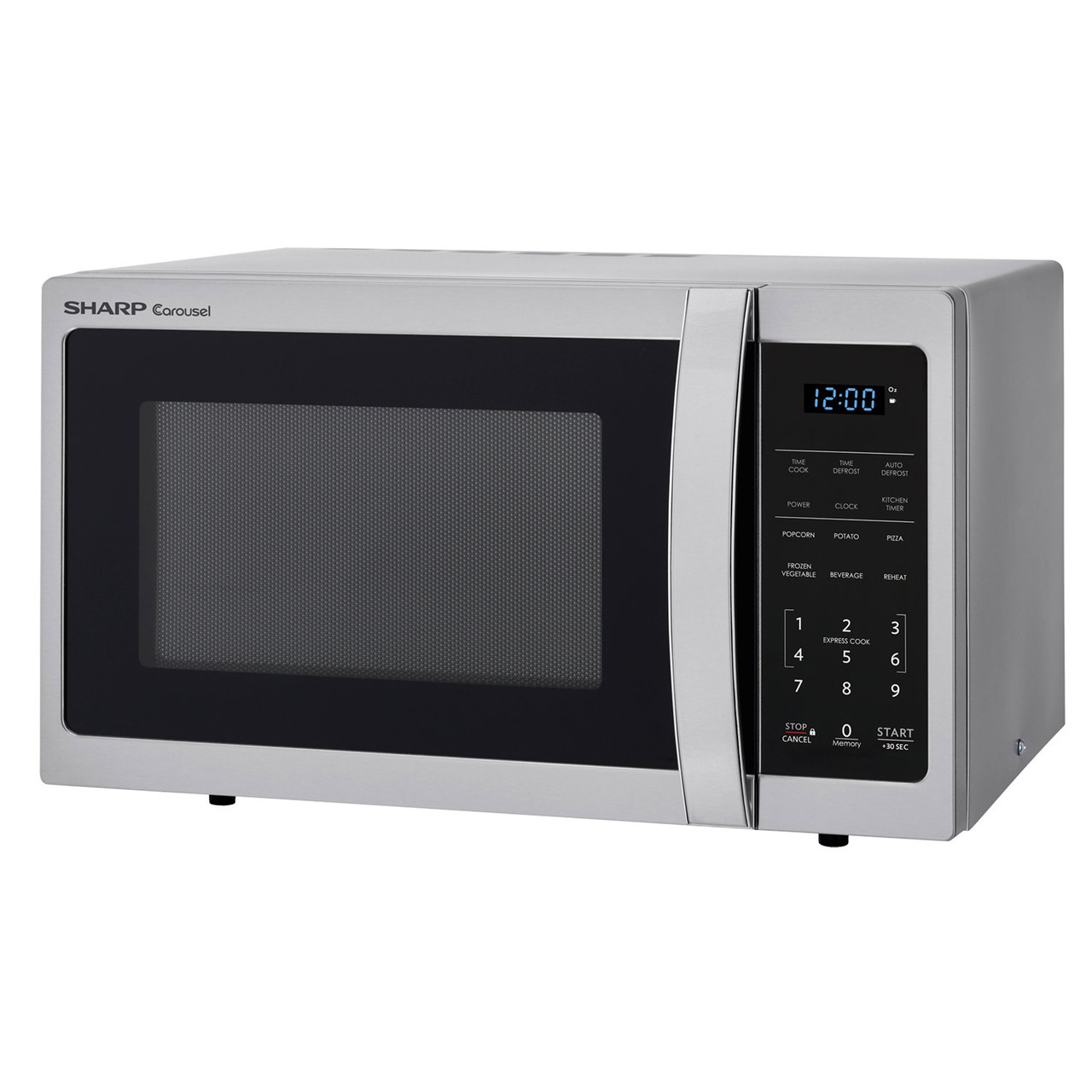 0.9 cu. ft. 900w Carousel Countertop Microwave Oven SMC0912BS