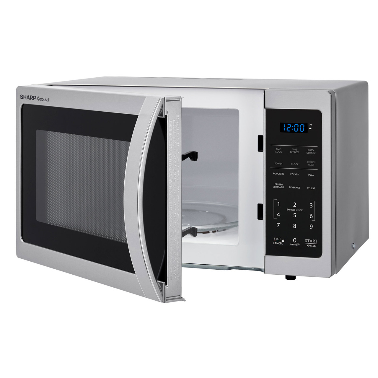 0.9 cu. ft. 900w Carousel Countertop Microwave Oven SMC0912BS