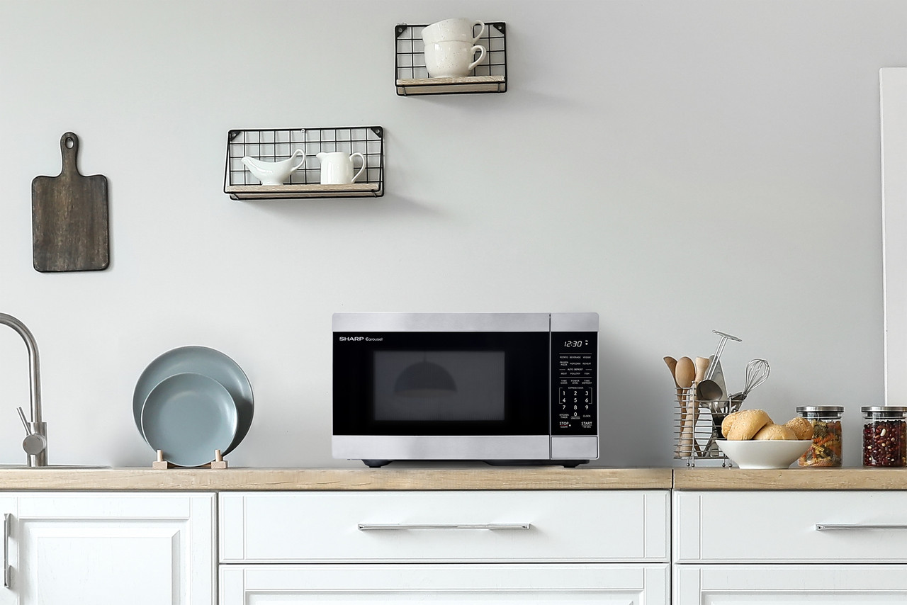 0.9 Cu. Ft. 900w Stainless Steel Countertop Microwave Oven SMC0962KS