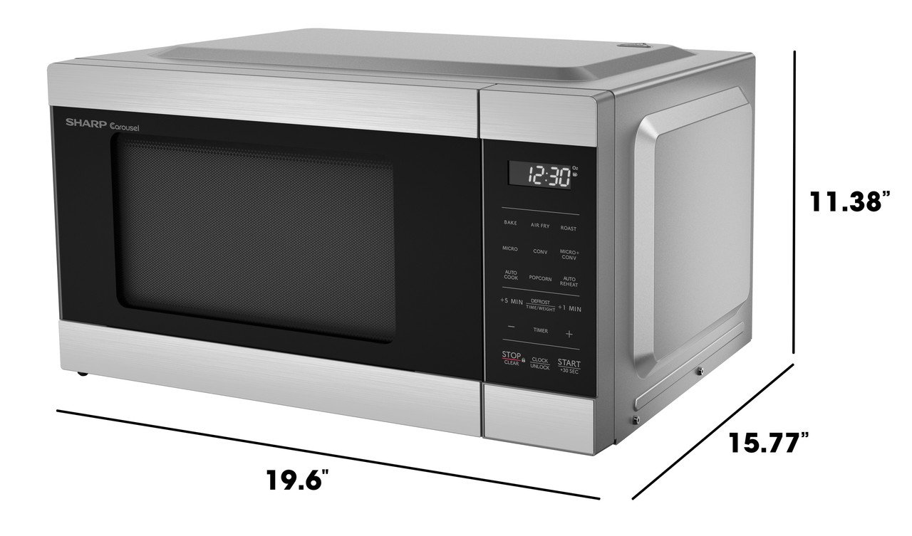 0.9 Cu. Ft. 900w Countertop Convection Microwave Oven With Air Fry SMC0985KS