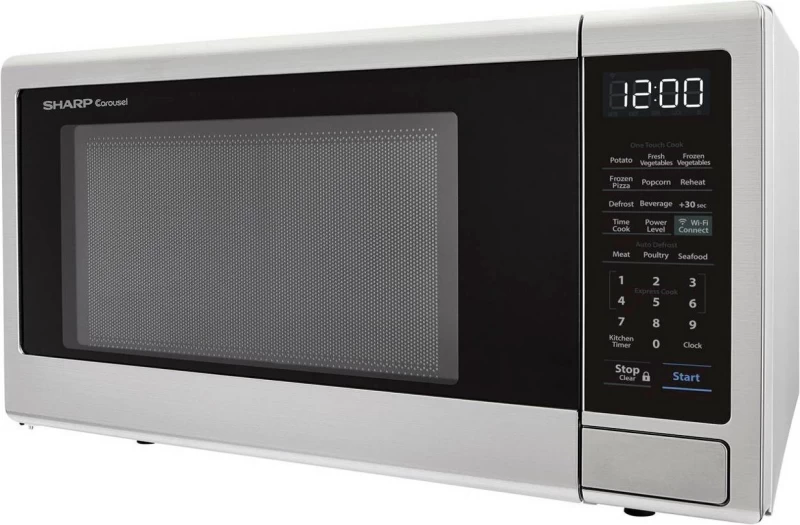 1.1 cu. ft. 1000W Smart Carousel Countertop Microwave Oven SMC1139FS