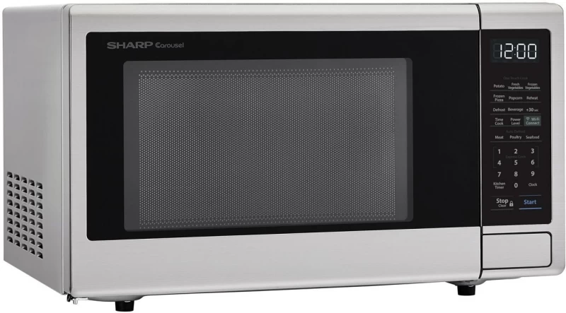 1.1 cu. ft. 1000W Smart Carousel Countertop Microwave Oven SMC1139FS