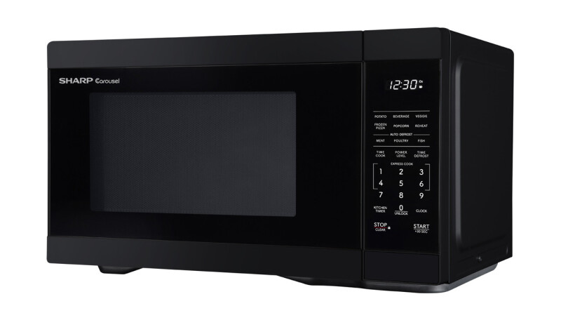 1.1 Cu. Ft. 1000w Black Countertop Microwave Oven SMC1161KB