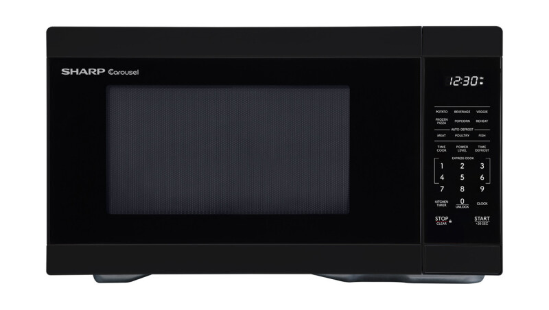 1.1 Cu. Ft. 1000w Black Countertop Microwave Oven SMC1161KB