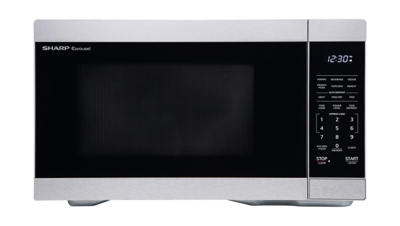 Sharp 1.1 cu. ft. Mid-Size Countertop Microwave Oven Stainless Steel SMC1162HS Picture 1
