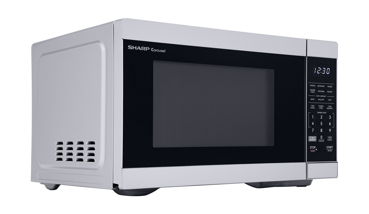 1.1 Cu. Ft. 1000w Smart Stainless Steel Countertop Microwave Oven SMC1169KS
