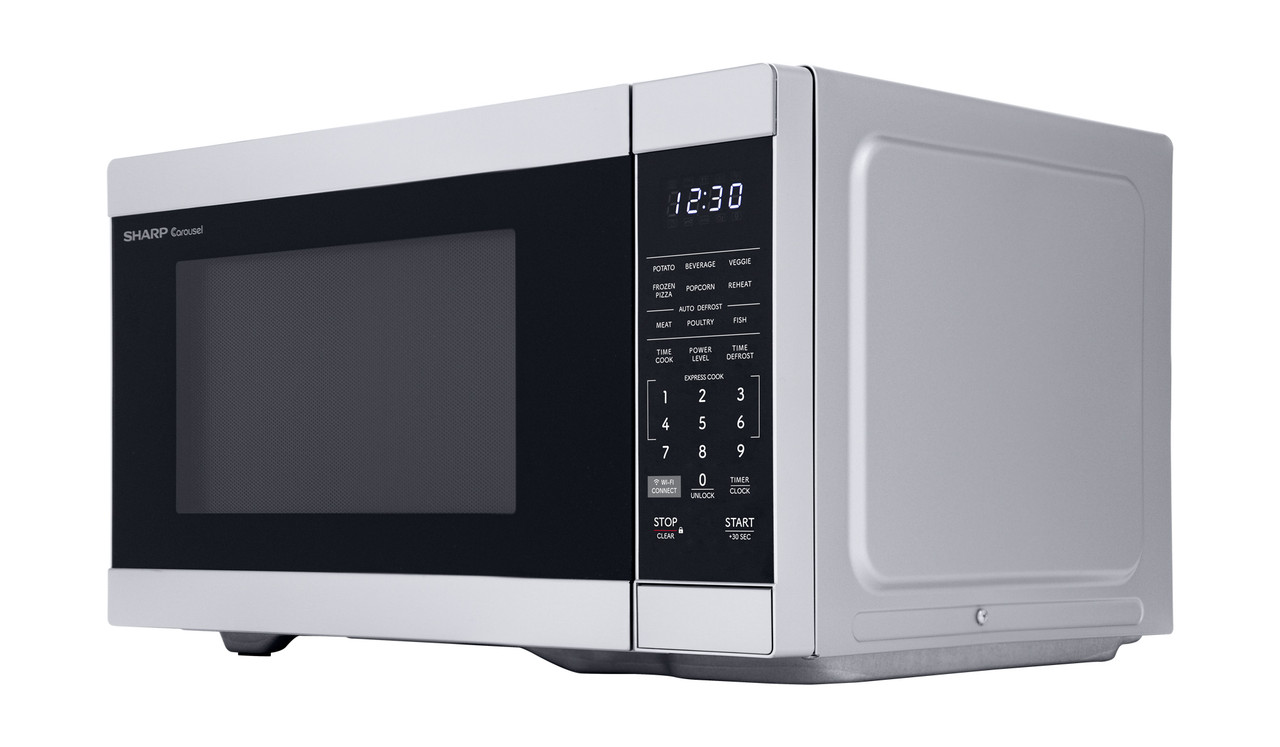1.1 Cu. Ft. 1000w Smart Stainless Steel Countertop Microwave Oven SMC1169KS