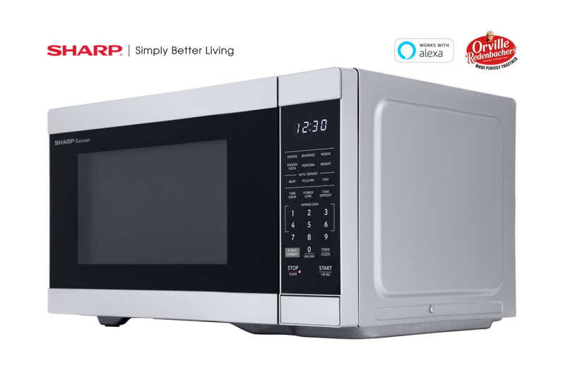 1.1 Cu. Ft. 1000w Smart Stainless Steel Countertop Microwave Oven SMC1169KS