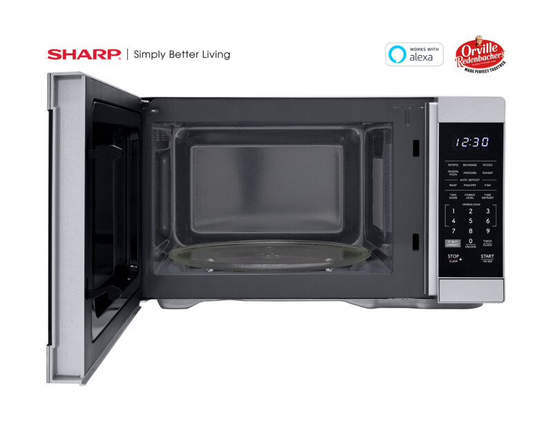1.1 Cu. Ft. 1000w Smart Stainless Steel Countertop Microwave Oven SMC1169KS