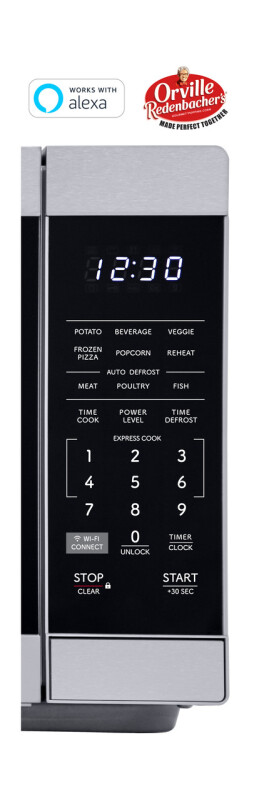 1.1 Cu. Ft. 1000w Smart Stainless Steel Countertop Microwave Oven SMC1169KS