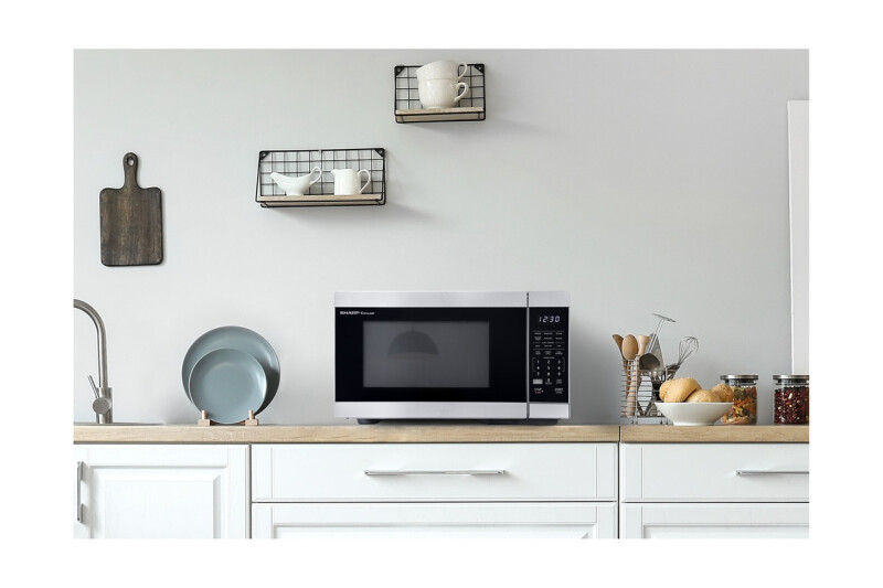 1.1 Cu. Ft. 1000w Smart Stainless Steel Countertop Microwave Oven SMC1169KS