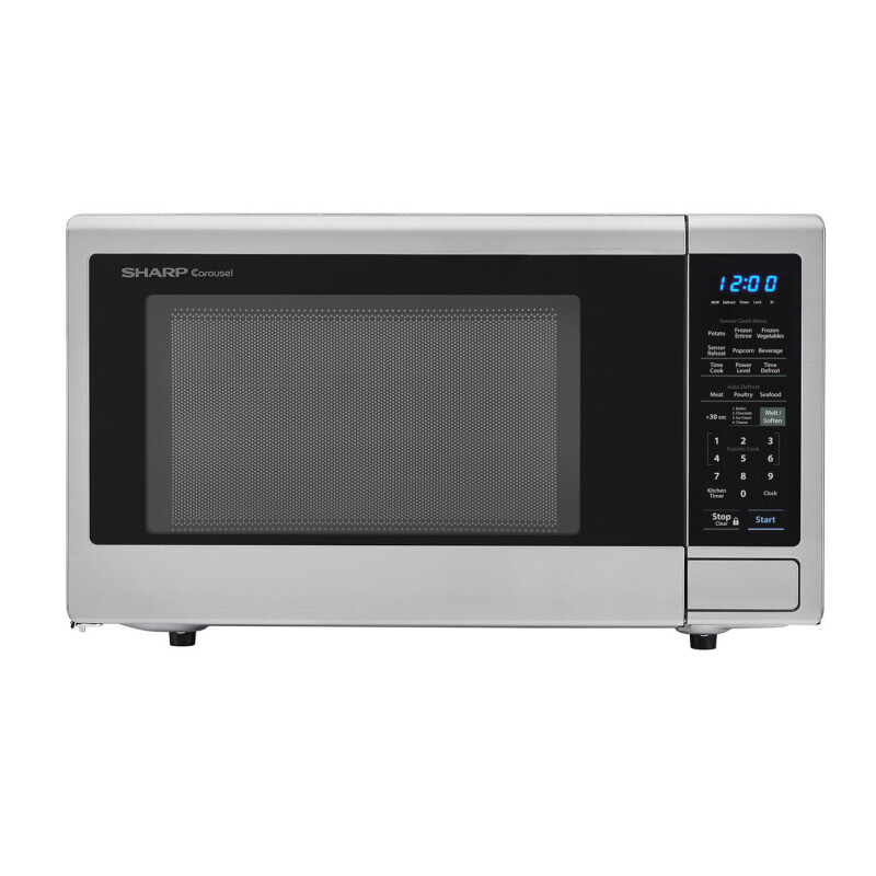 Sharp 1.4 cu. ft. 1000W Carousel Countertop Microwave Oven Stainless Steel SMC1442CS Picture 1