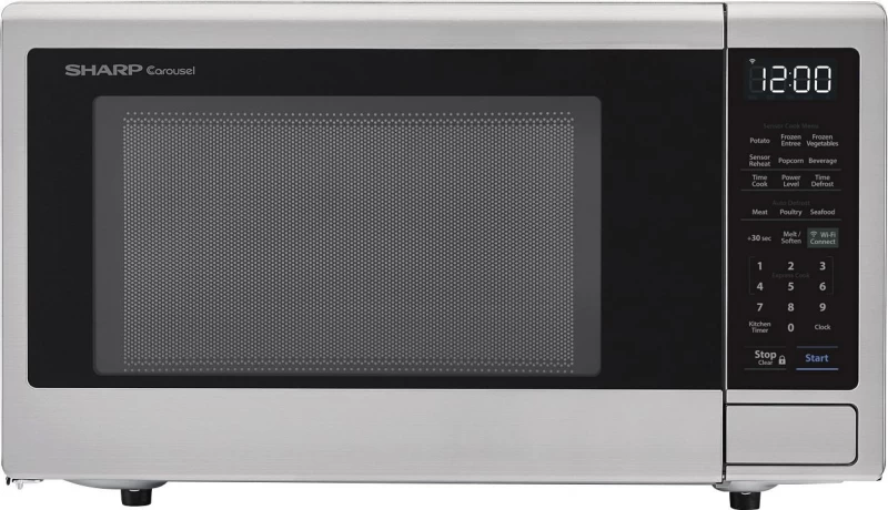 1.4 cu. ft. 1000W Smart Carousel Countertop Microwave Oven SMC1449FS
