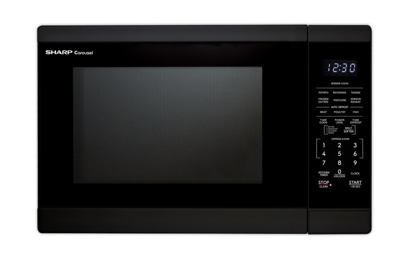 Sharp 1.4 cu. ft. 1100W Black Countertop Microwave Oven Black SMC1461KB Picture 1