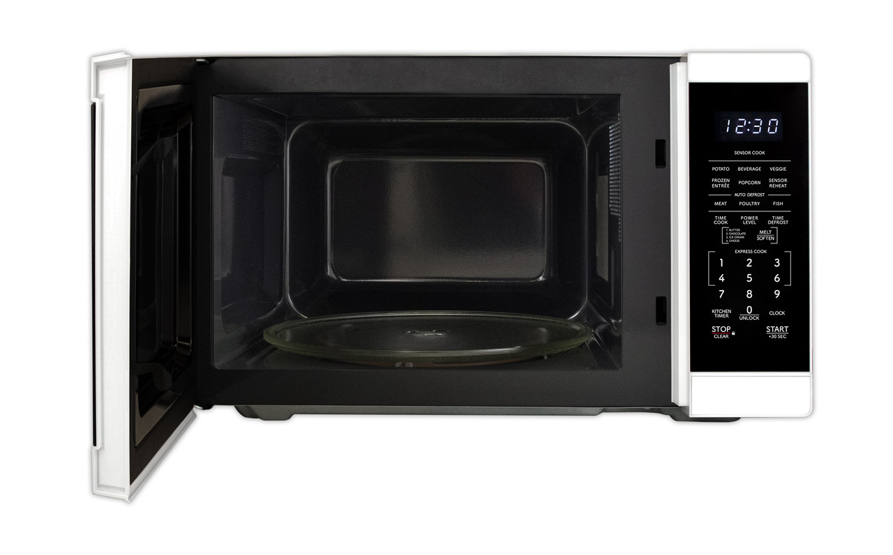 1.4 Cu. Ft. 1100w White Countertop Microwave Oven SMC1461KW