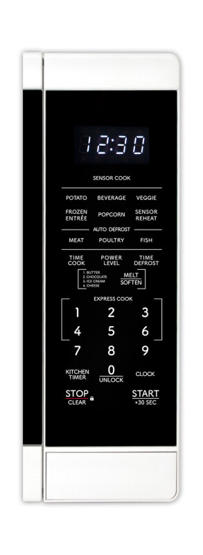 1.4 Cu. Ft. 1100w White Countertop Microwave Oven SMC1461KW