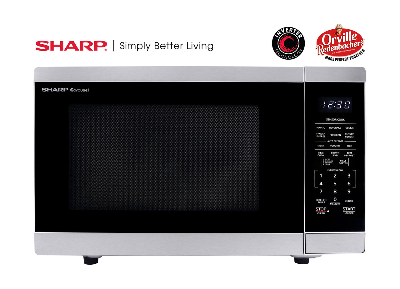 1.4 cu. ft. Family-Size Countertop Microwave Oven with Inverter Technology SMC1464HS