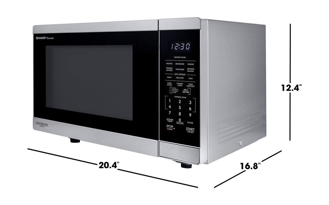 1.4 Cu. Ft. 1100w Stainless Steel Countertop Microwave Oven With Inverter Technology SMC1464KS