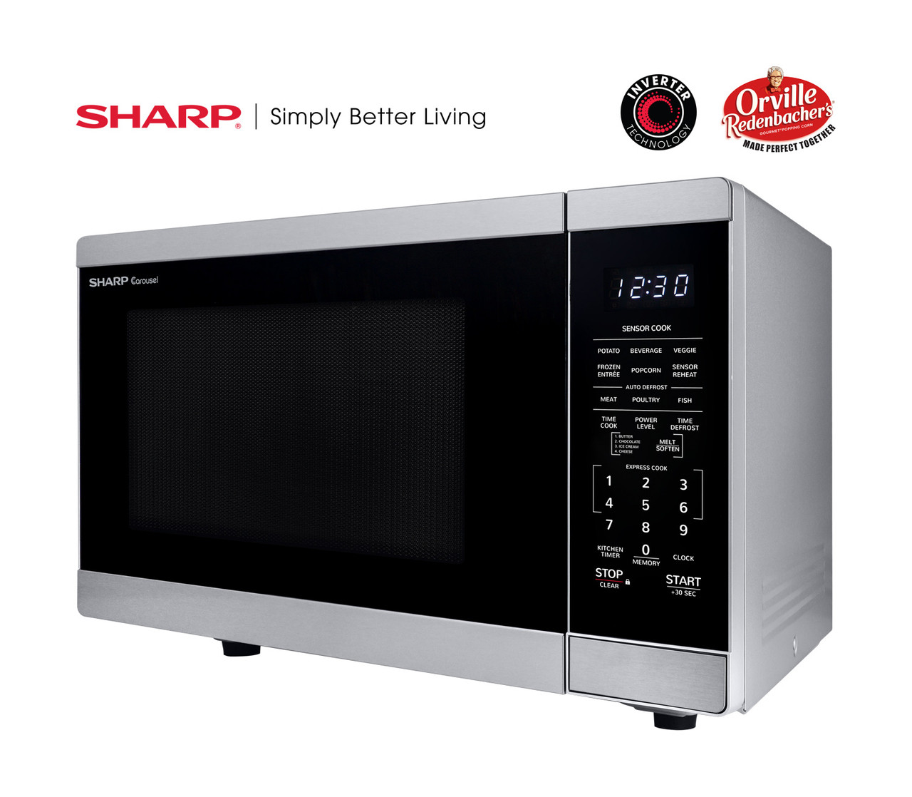 1.4 cu. ft. Countertop Microwave Oven with Inverter Technology SMC1465HM