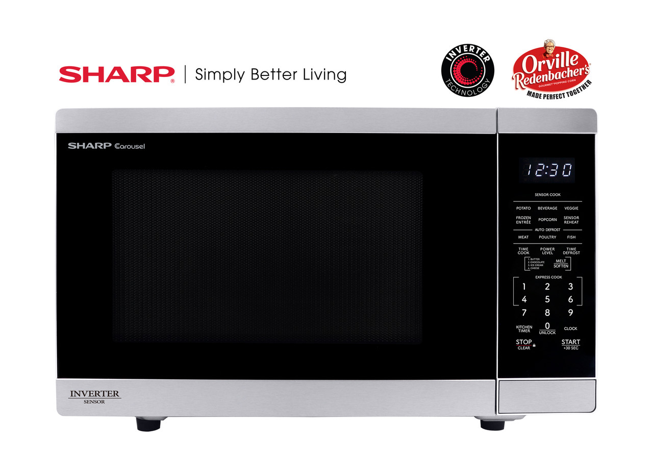 1.4 Cu. Ft. 1100w Stainless Steel Countertop Microwave Oven With Inverter Technology SMC1465KM
