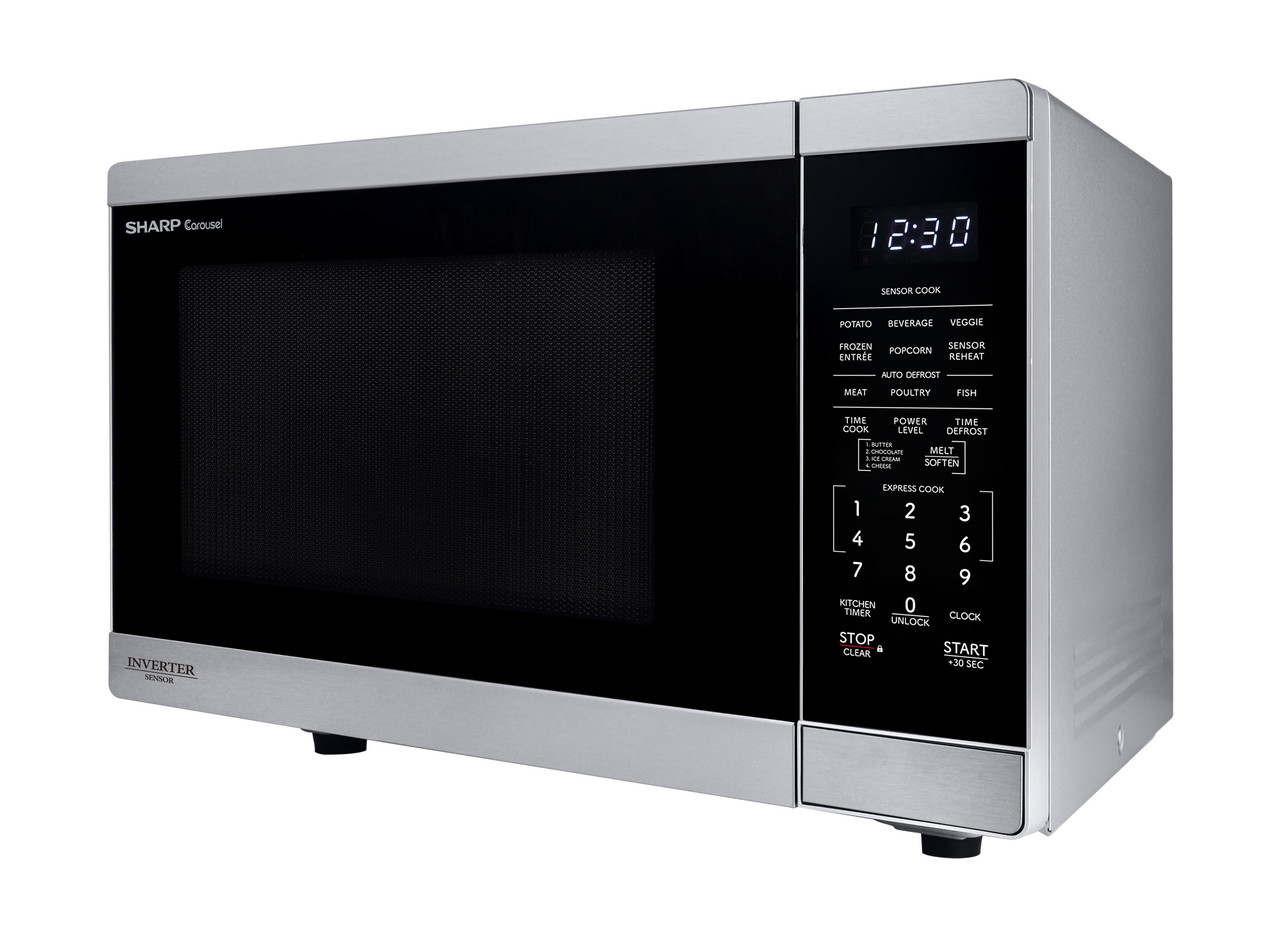 1.4 Cu. Ft. 1100w Stainless Steel Countertop Microwave Oven With Inverter Technology SMC1465KM