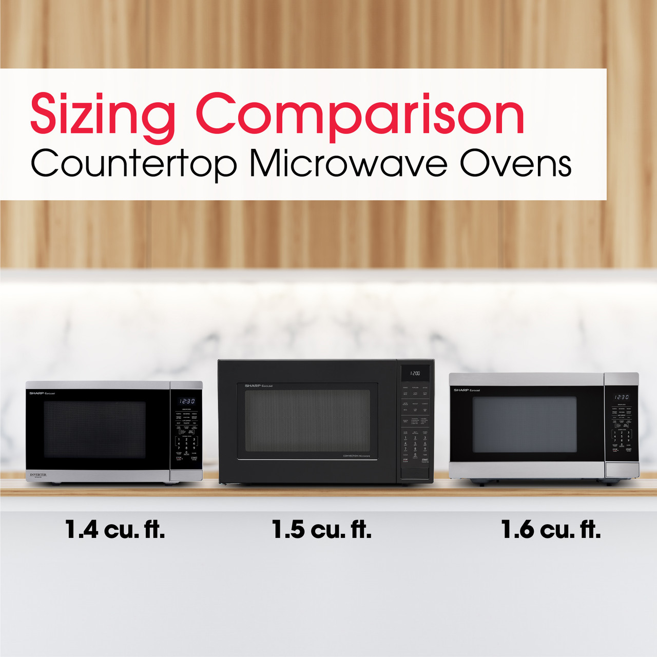 1.4 Cu. Ft. 1100w Stainless Steel Countertop Microwave Oven With Inverter Technology SMC1465KM