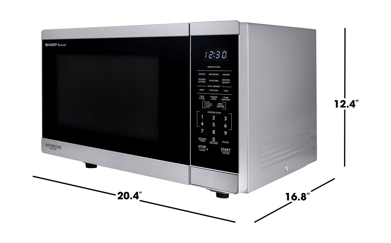 1.4 Cu. Ft. 1100w Stainless Steel Countertop Microwave Oven With Inverter Technology SMC1465KM
