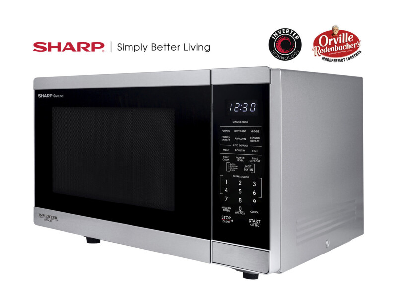 1.4 Cu. Ft. 1100w Stainless Steel Countertop Microwave Oven With Inverter Technology SMC1465KM