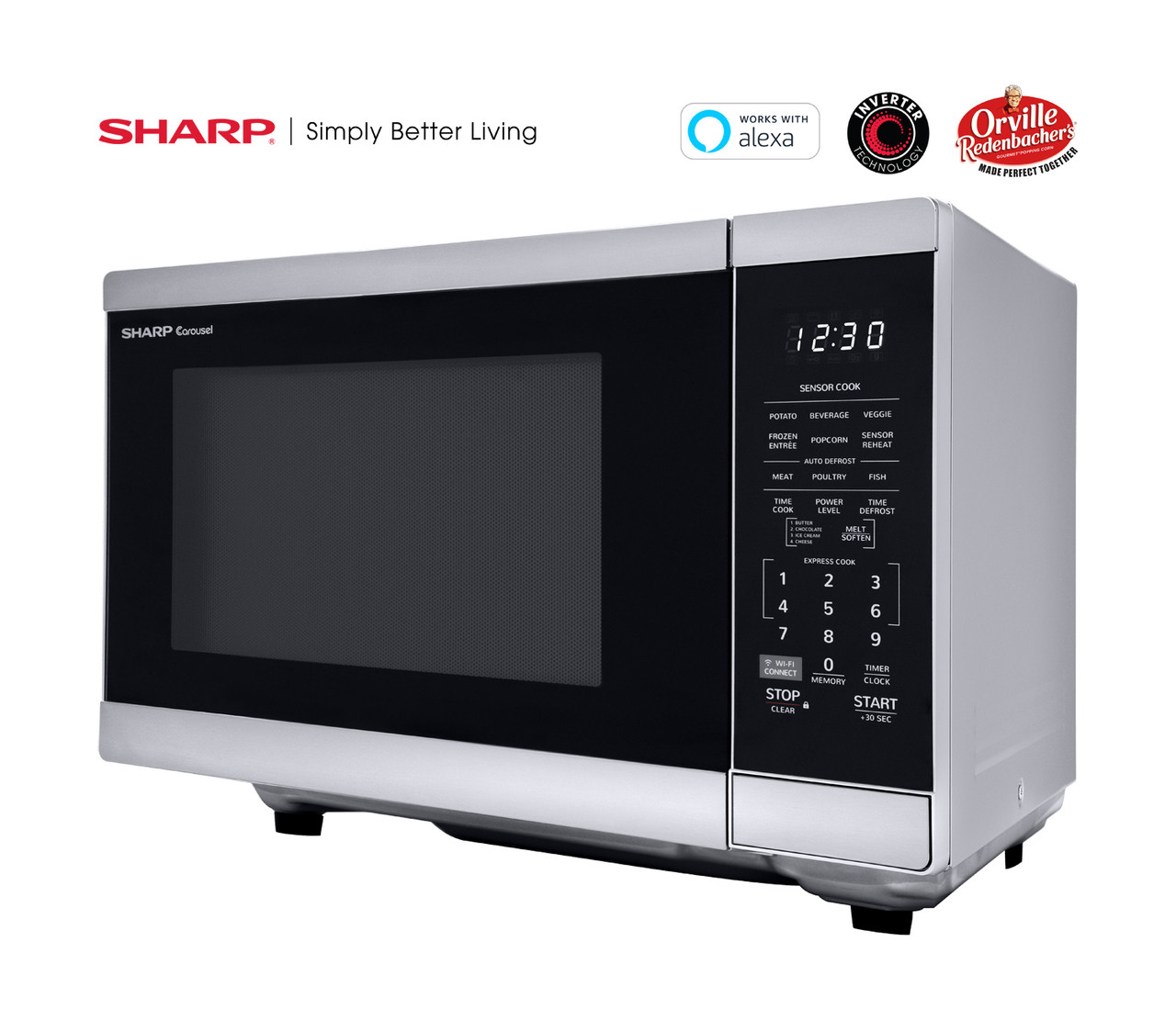1.4 cu. ft. Smart Countertop Microwave Oven SMC1469HS
