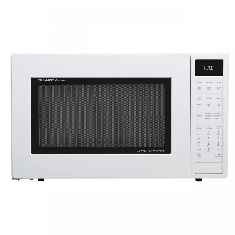Sharp 1.5 cu. ft. 900W Carousel Convection + Microwave Oven White SMC1585BW Picture 1