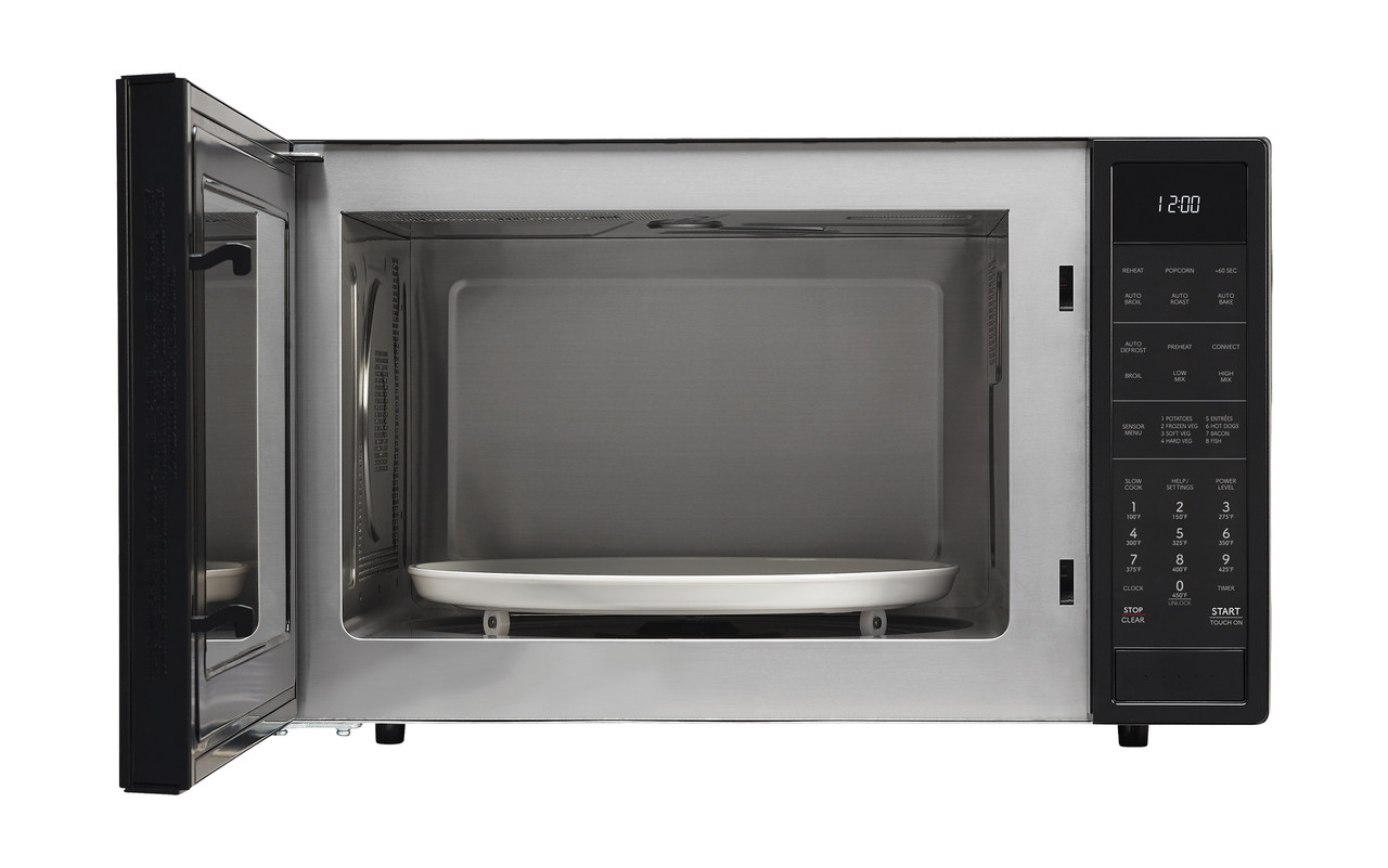 1.5 Cu. Ft. 900w Black Convection Countertop Microwave Oven SMC1585KB