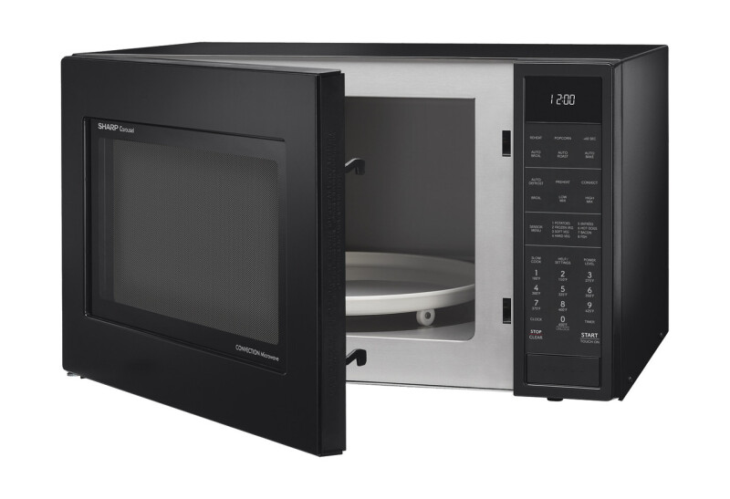 1.5 Cu. Ft. 900w Black Convection Countertop Microwave Oven SMC1585KB