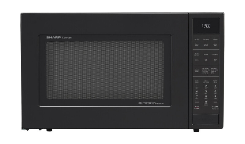 1.5 Cu. Ft. 900w Black Convection Countertop Microwave Oven SMC1585KB