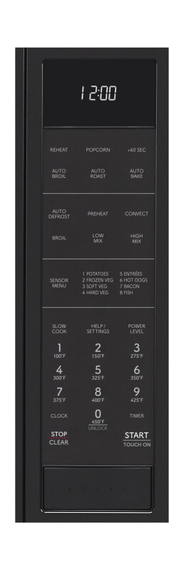 1.5 Cu. Ft. 900w Black Convection Countertop Microwave Oven SMC1585KB