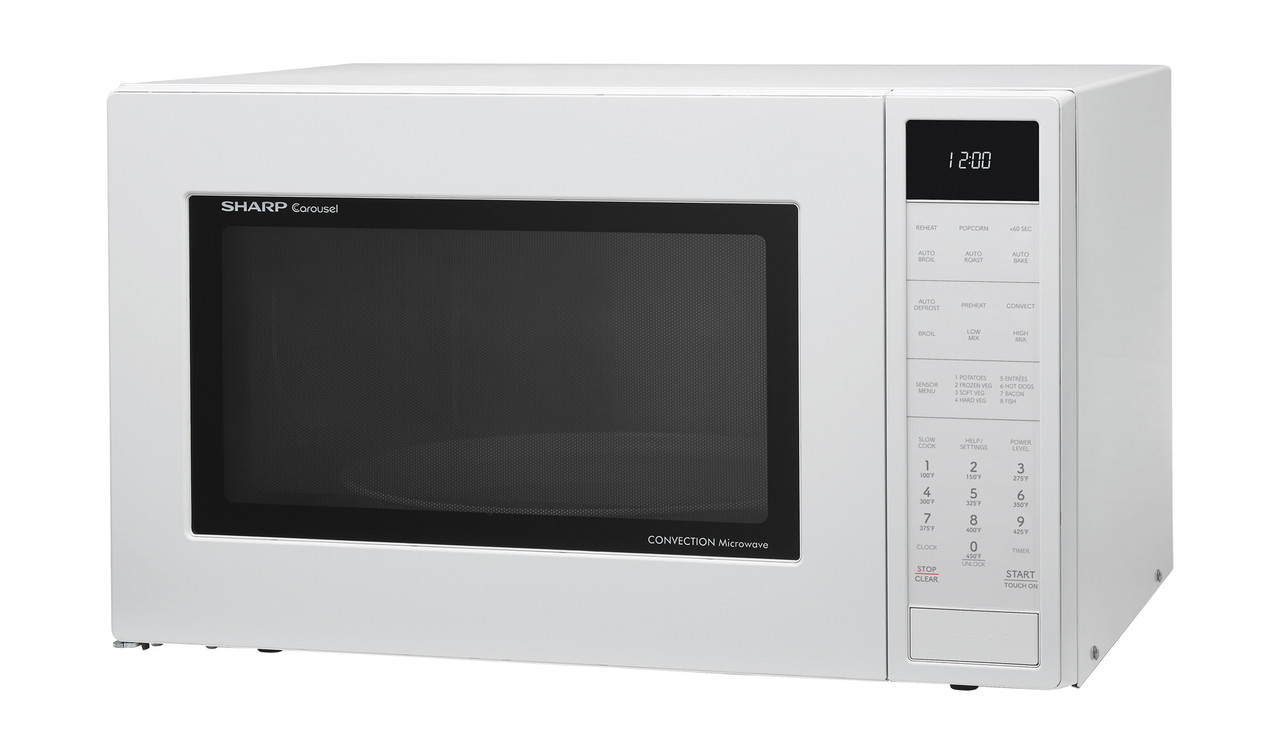 1.5 Cu. Ft. 900w White Convection Countertop Microwave Oven SMC1585KW