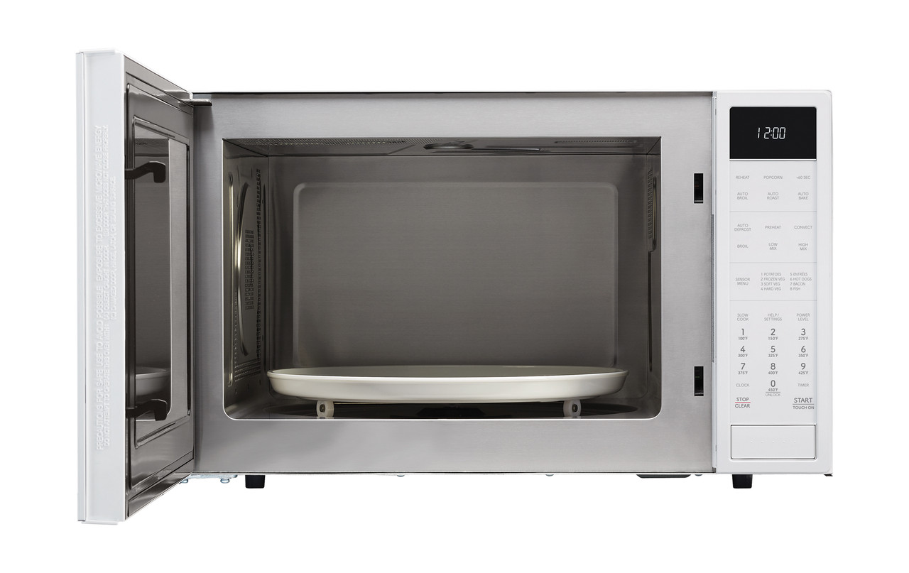1.5 Cu. Ft. 900w White Convection Countertop Microwave Oven SMC1585KW