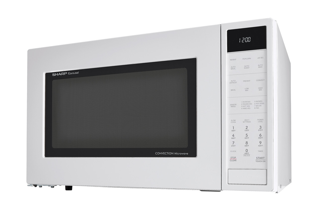 1.5 Cu. Ft. 900w White Convection Countertop Microwave Oven SMC1585KW