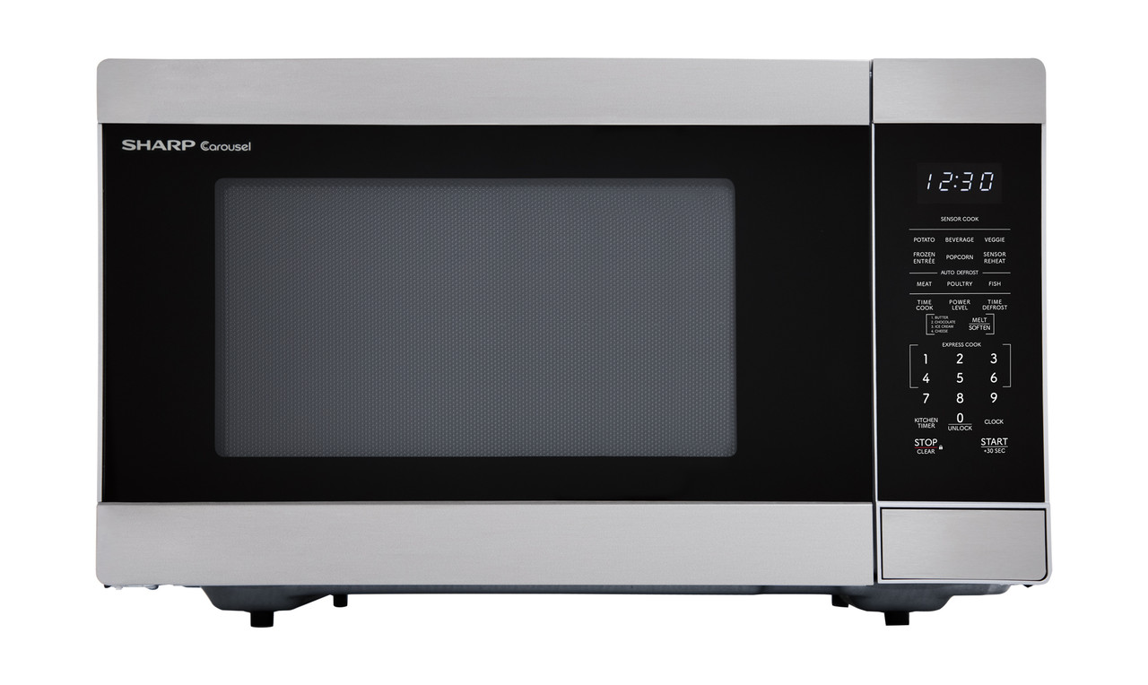 1.6 Cu. Ft. 1100w Stainless Steel Countertop Microwave Oven SMC1662KS