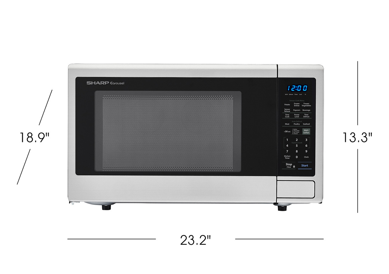 1.8 cu. ft. 1100W Countertop Microwave Oven SMC1842CS